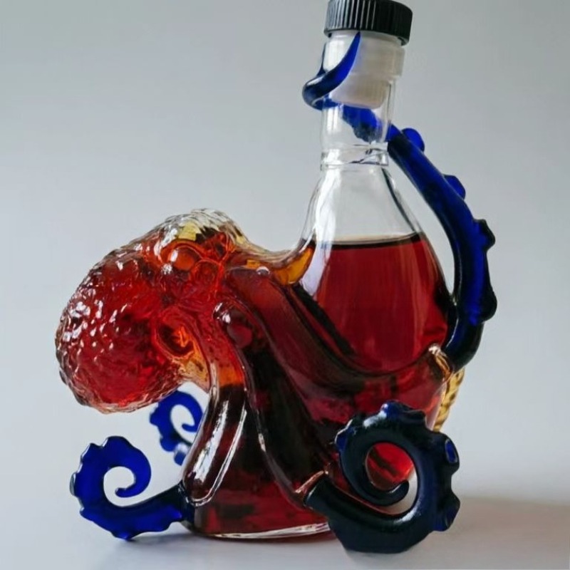 Whiskey Decanter, Sea Monster  - Vintage Collectible Glassware review and price