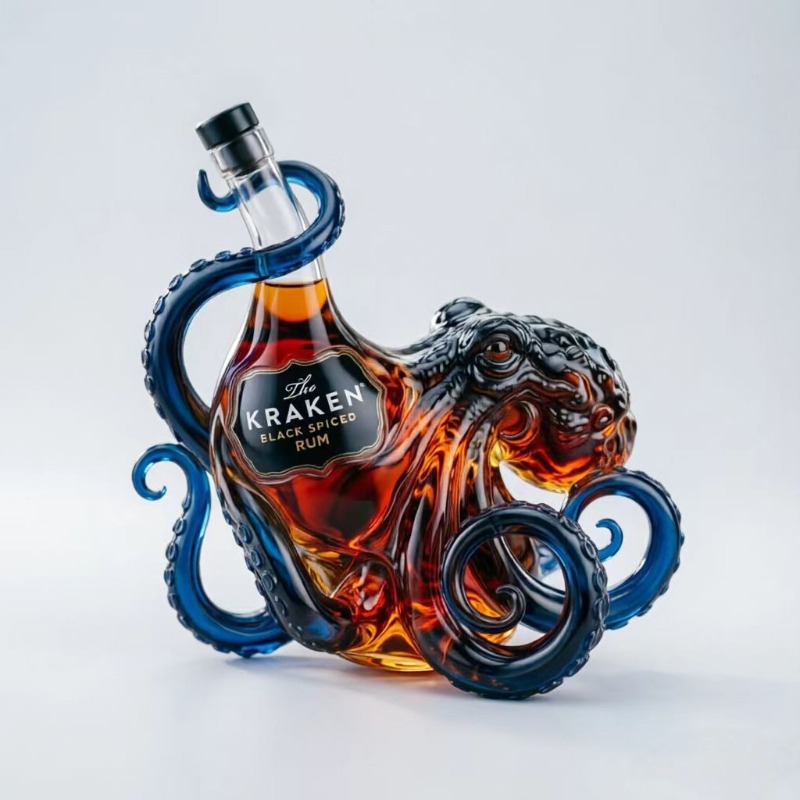 Whiskey Decanter, Sea Monster  - Vintage Collectible Glassware review and price