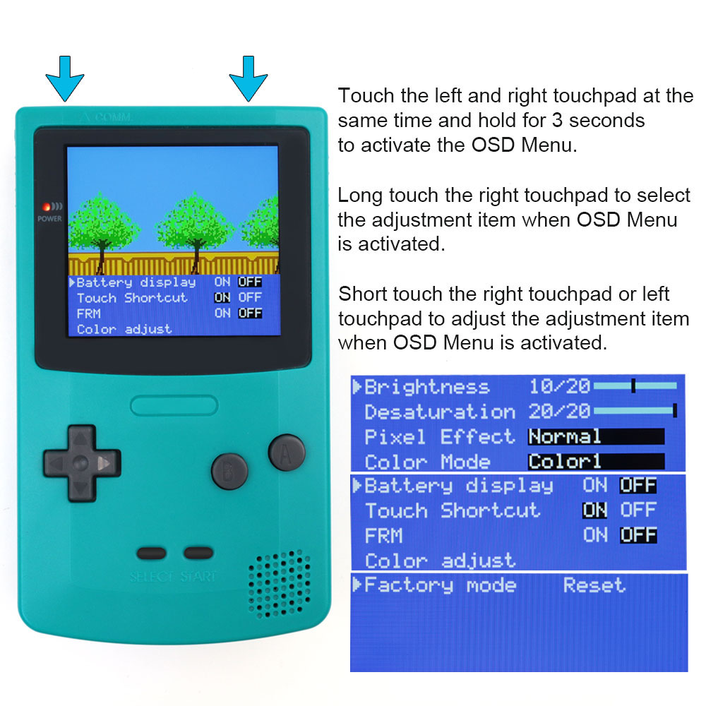 Rechargeable 2.8' IPS Screen L - Vintage Game Collection review and price