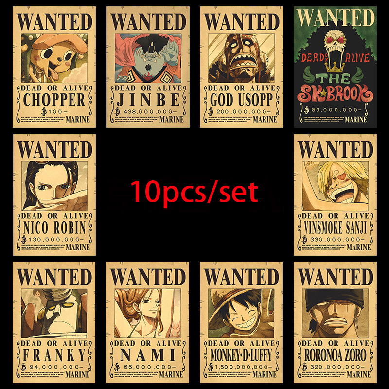 10pcs Anime One Piece Luffy 3  - Vintage Things Collection review and price