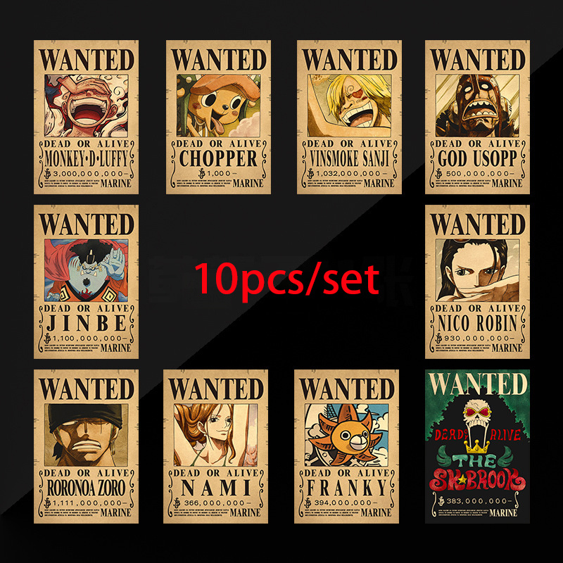 10pcs Anime One Piece Luffy 3  - Vintage Things Collection review and price