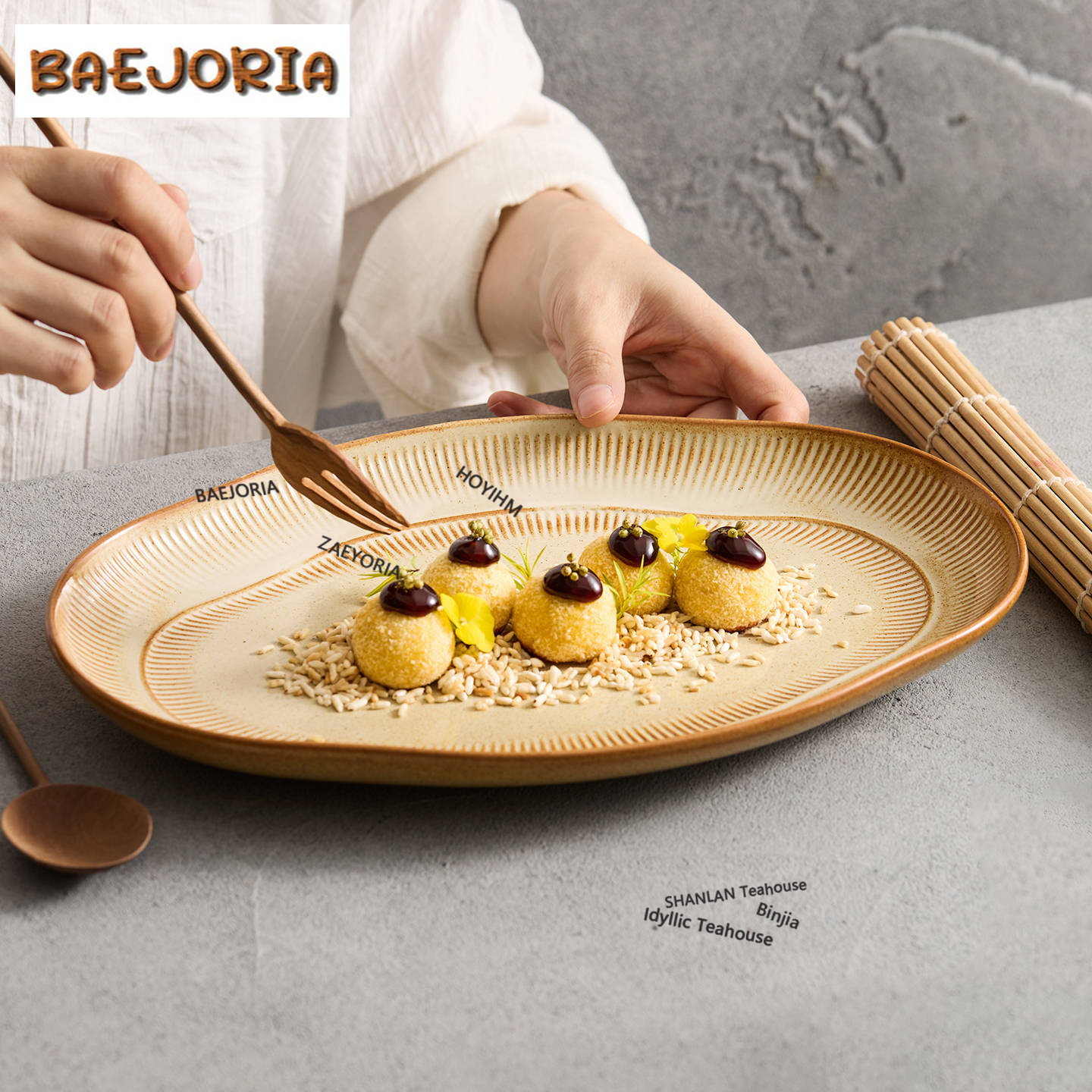 BAEJORIA Kiln Fambe Fish Plate - Vintage Collectible Dishes review and price