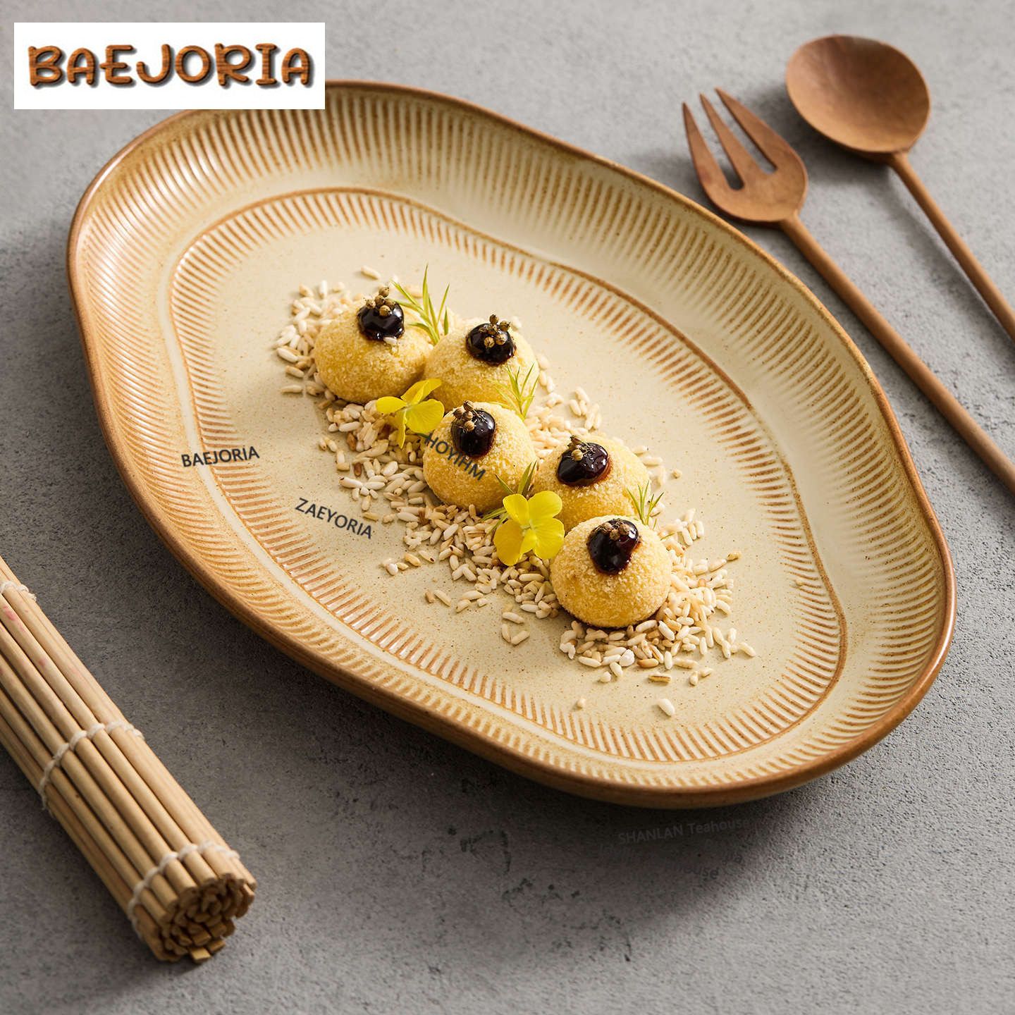 BAEJORIA Kiln Fambe Fish Plate - Vintage Collectible Dishes review and price