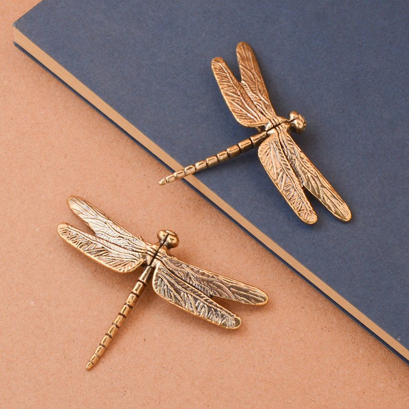 1Pc Vintage Brass Dragonfly Or - Vintage Collectible And Vintage Dolls review and price