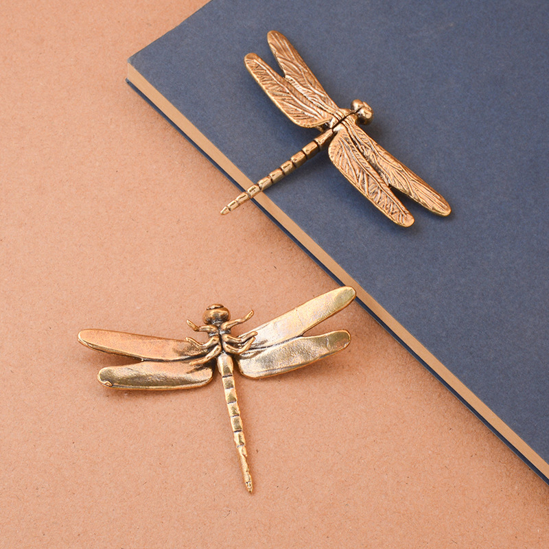1Pc Vintage Brass Dragonfly Or - Vintage Collectible And Vintage Dolls review and price