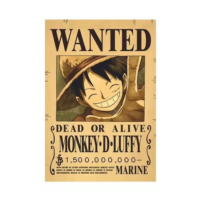 Anime One Piece Bounty Wanted  - Vintage Things Collection review and price