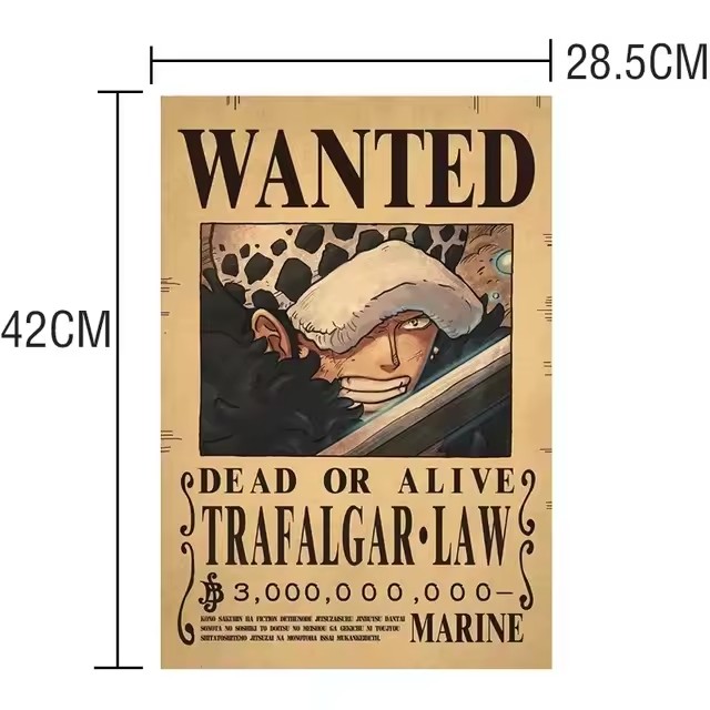 Anime One Piece Bounty Wanted  - Vintage Things Collection review and price