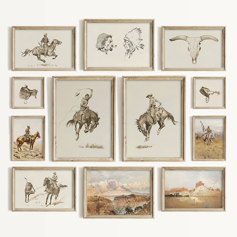 Southwestern Style Cowboy Wall - Vintage Things Collection review and price