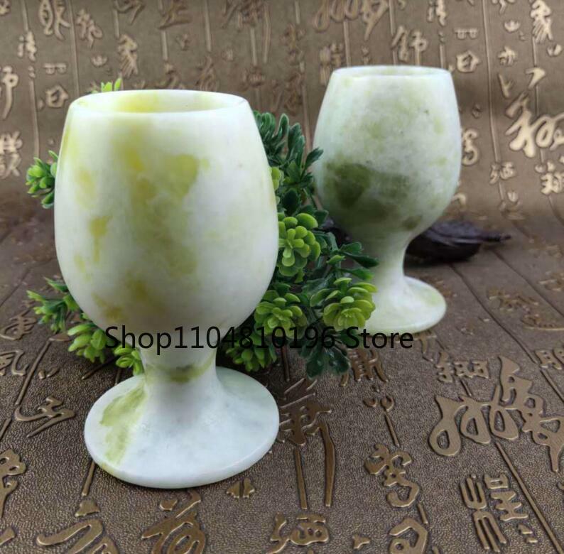 2Pc Set Red Wine Cups Antique  - Collectible Vintage Wine review and price
