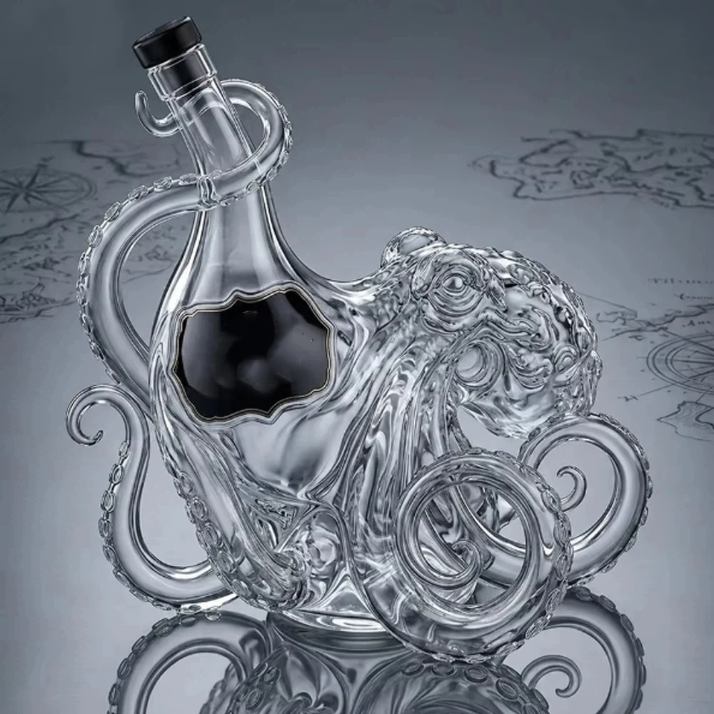 New Creative Octopus Shaped Wh - Vintage Collectible Glassware review and price
