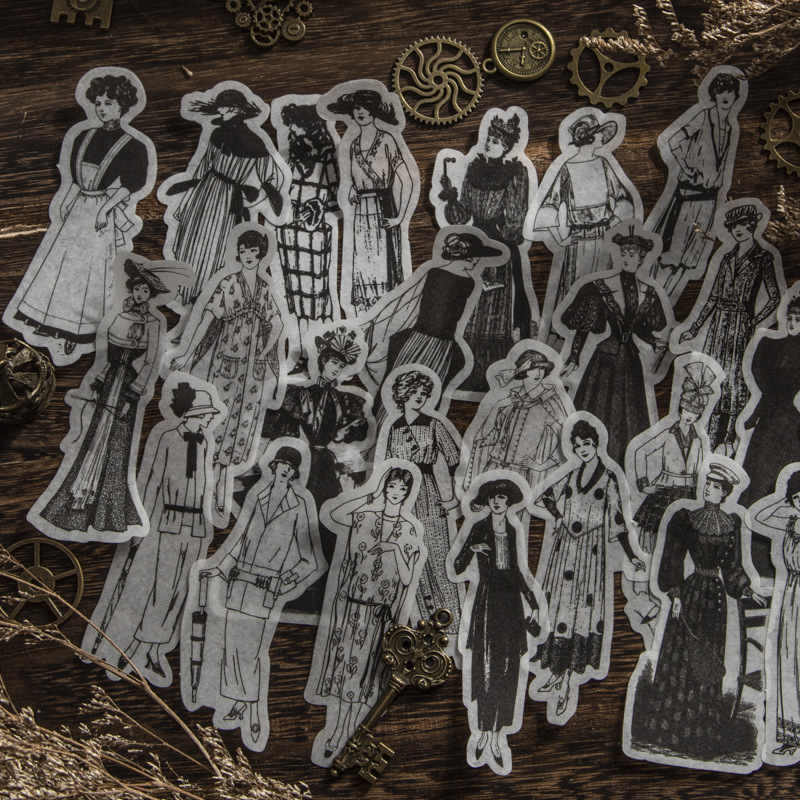 1pack/100pcs Vintage Black Whi - Vintage Things Collection review and price